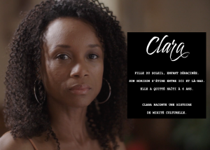 Personnage de Clara dans Parcours Métissés de White Wash Productions